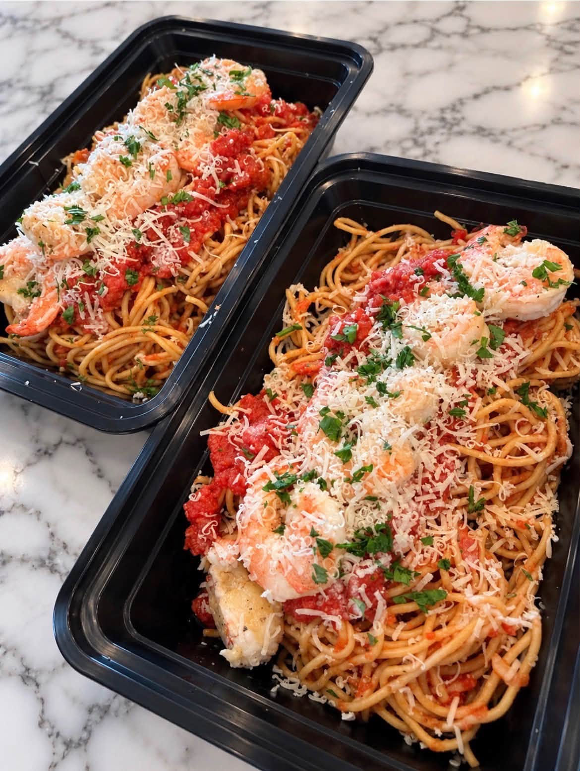 Shrimp pasta
